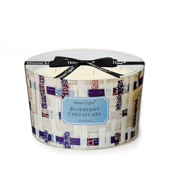 Blueberry Cheesecake scented candle in 18oz 4-wick jar - front view