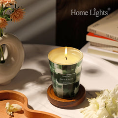 Elegant reusable glass jar with lid for decor and storage