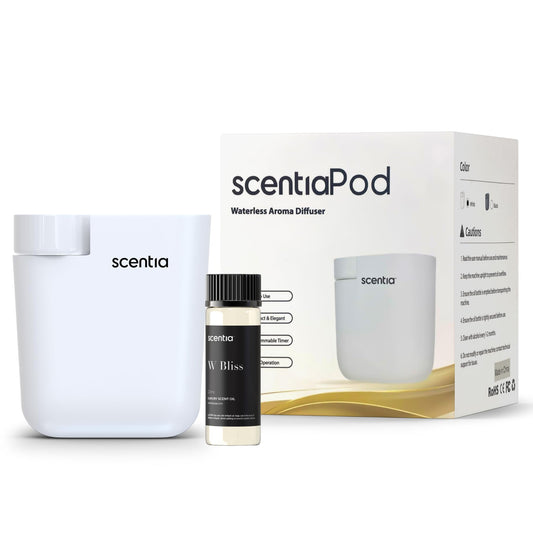 White Home Scent Diffuser Starter Kit front view