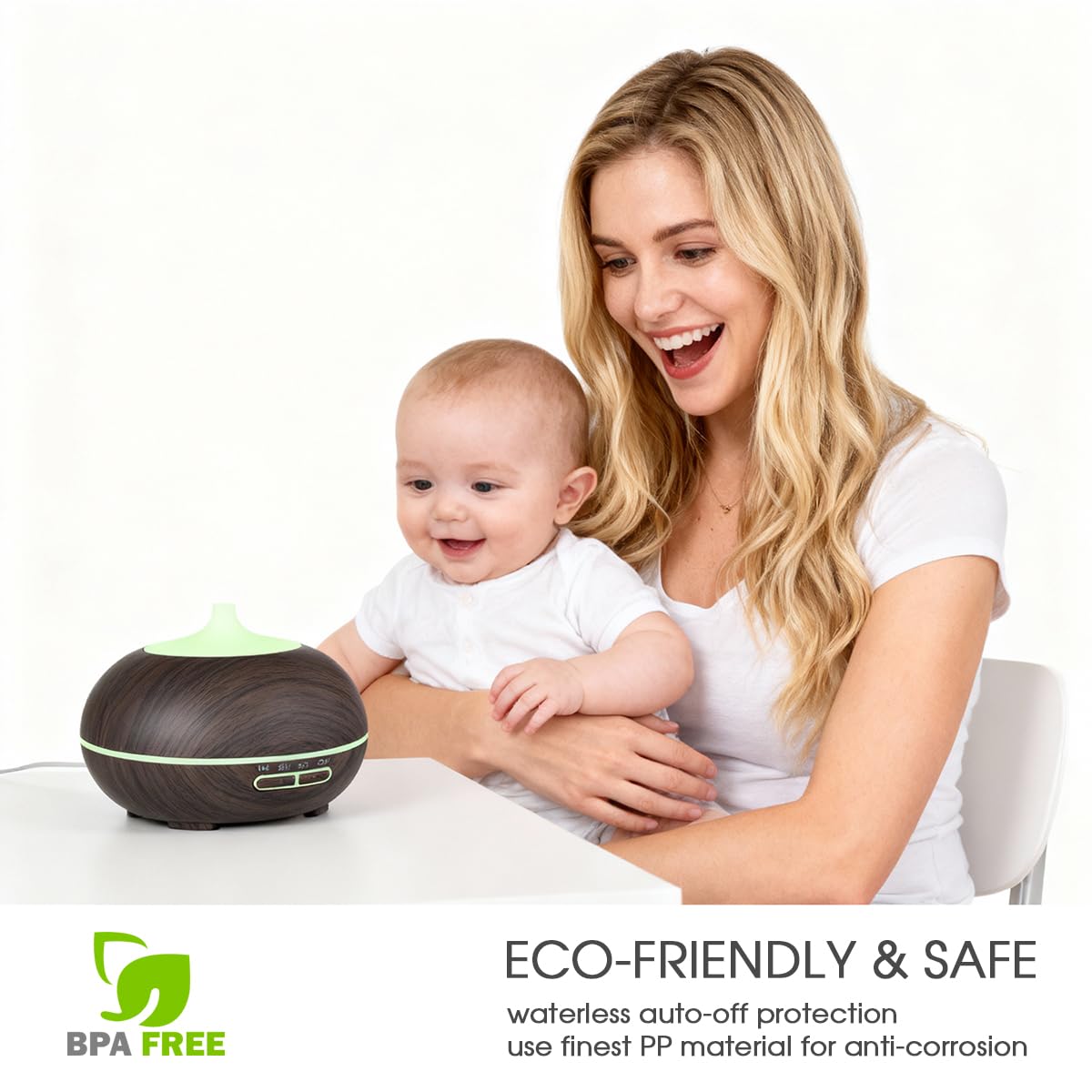 Diffuser in home spa setting for aromatherapy