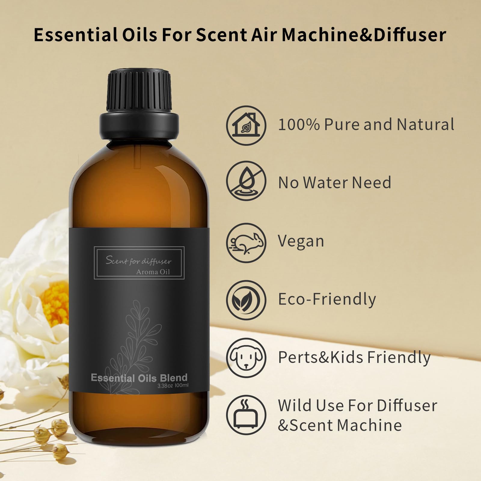 Home spa setup with aromatherapy diffuser