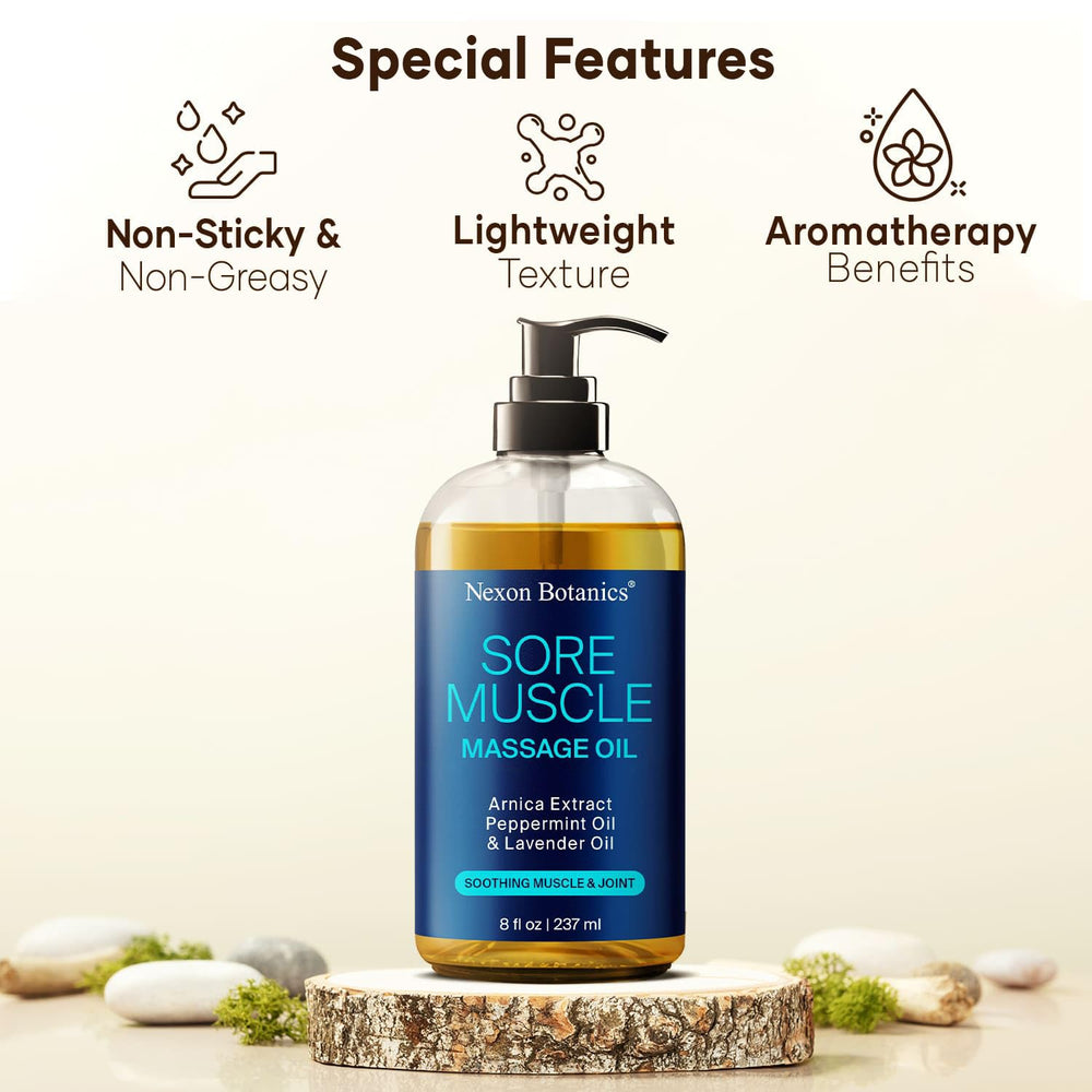 Home use massage scene showing relaxing application