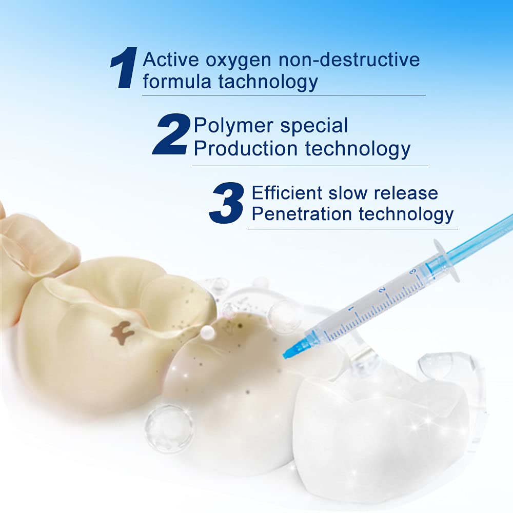 Home whitening setup with tray and whitening light