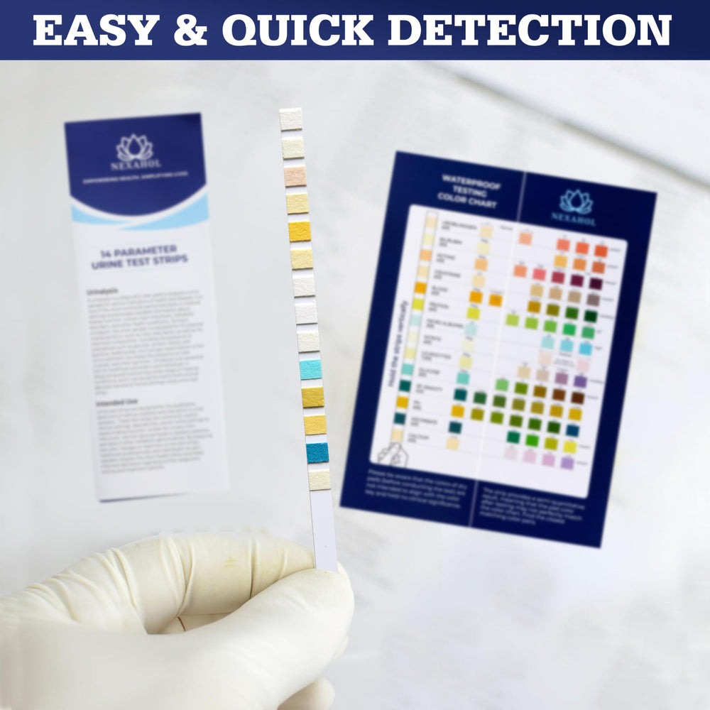 100-count home UTI test strips packaging
