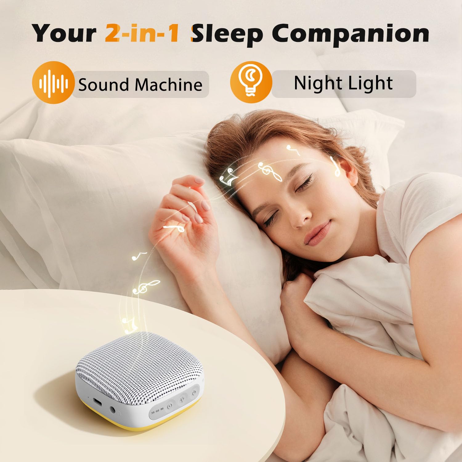 HOMEBEST sons non répétés haute fidélité pour un sommeil profond.