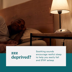 Homedics SoundSleep baby-sleep aid supports gentle bedtime rhythms.