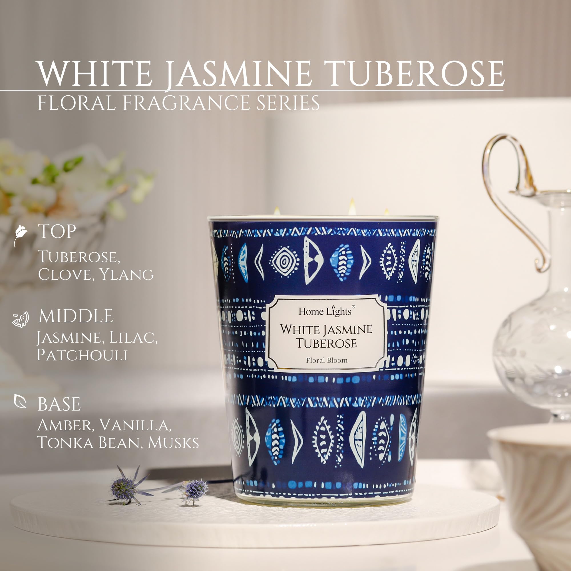 Eco-friendly soy wax candle by HomeLights