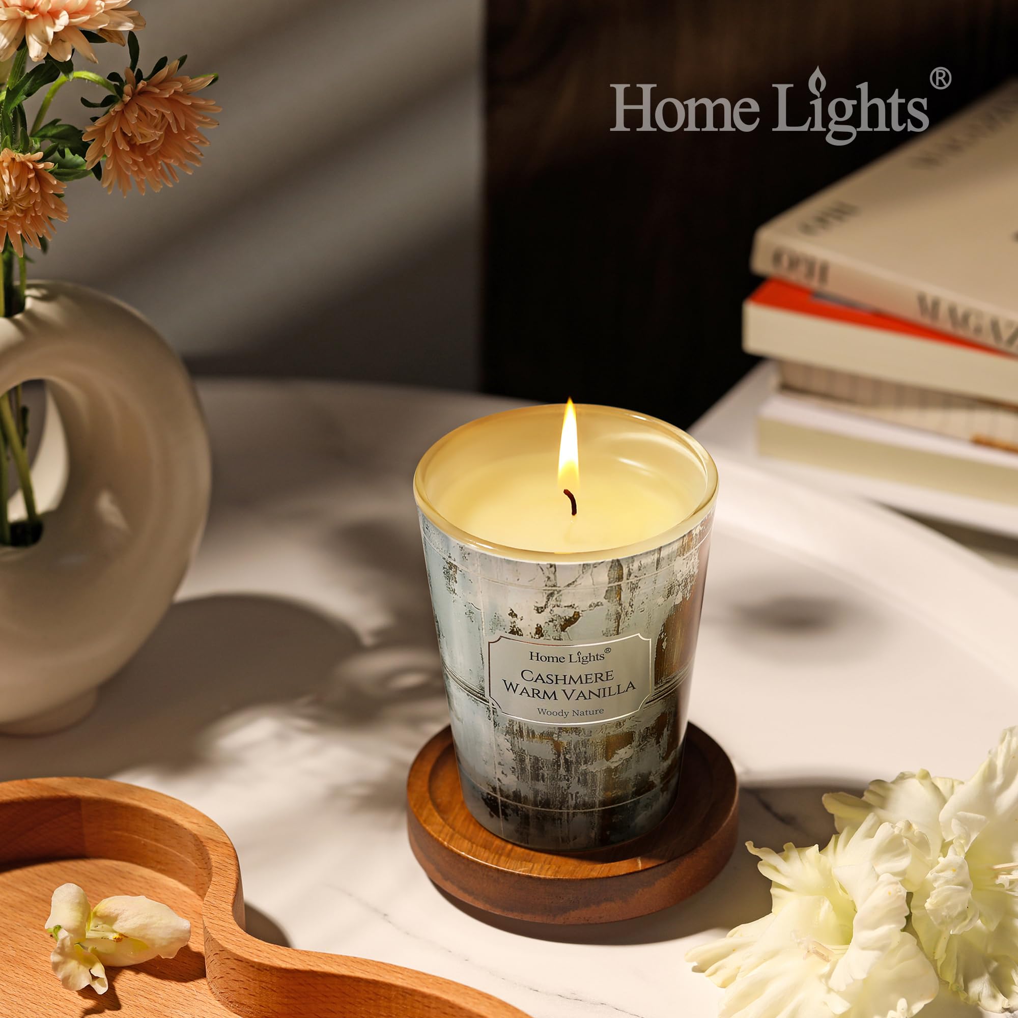 Gift-ready Home Lights candle in premium jar