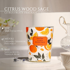 Large jar candle with even burn