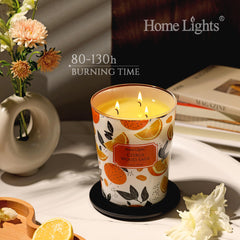 Natural soy wax eco-friendly candle