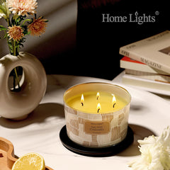 Elegant reusable jar design for HomeLights candle