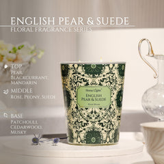 Eco-friendly soy wax candle by HomeLights with natural textures