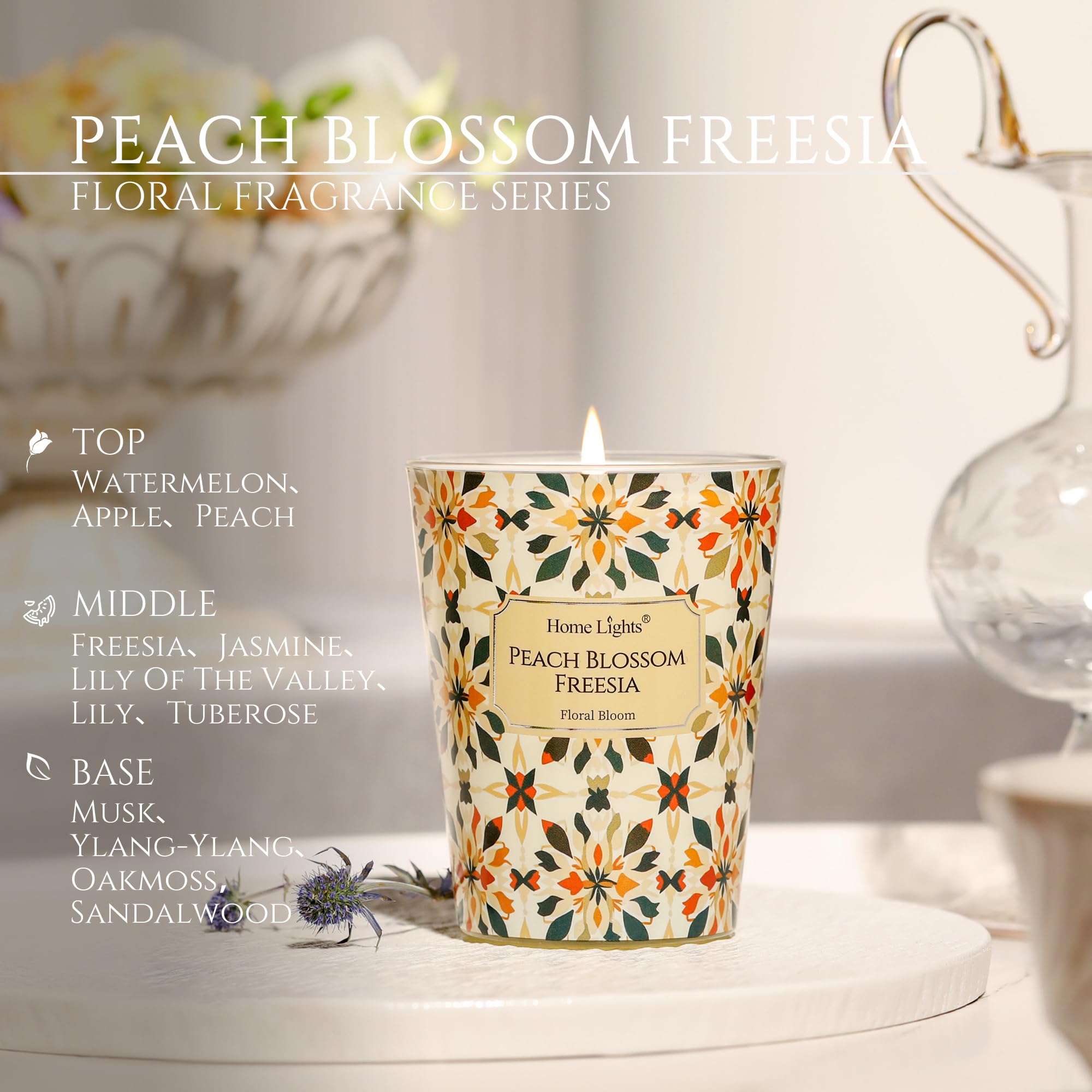 Eco-friendly soy wax candle by HomeLights