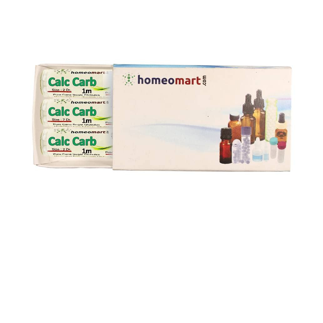 Calcarea Carbonica homeopathy pellets 1M potency – pack of 3 product image 1