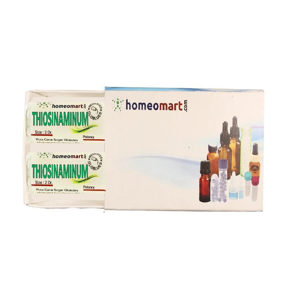 Thiosinaminum Homeopathy Pellets 1M Potency – Pack of 2 in sterile 2-dram glass vials
