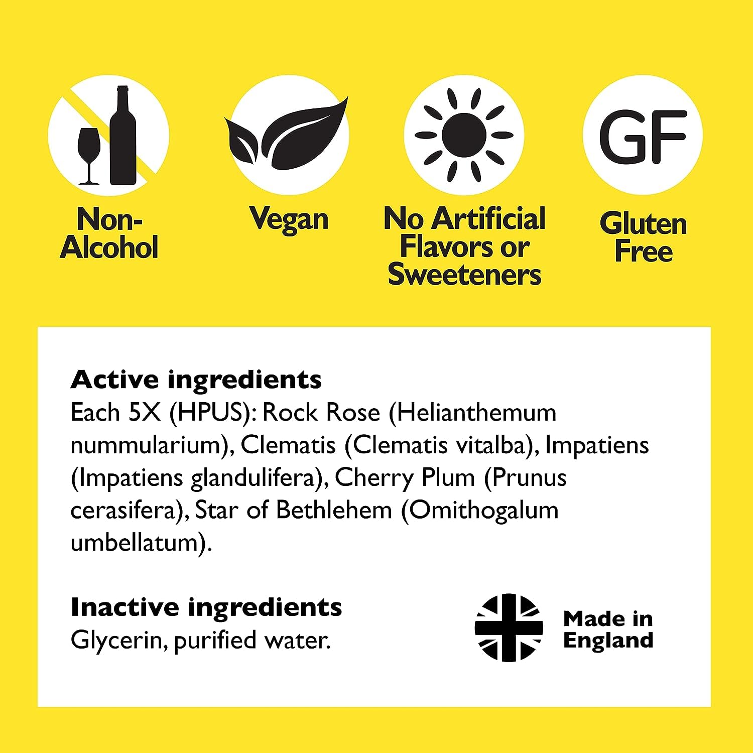 Homeopathic flower essences illustration for RESCUE bundle