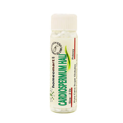 Sterile 2-dram glass vial containing homeopathic pellets 200C – image 2