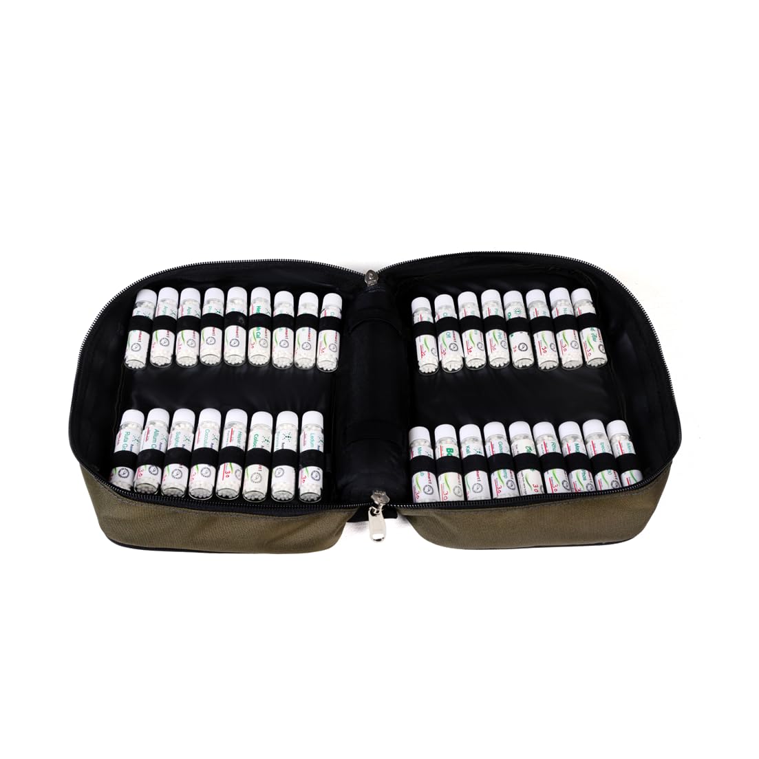 Front view of Homeopathy Pregnancy and Birth Care Kit in zip case