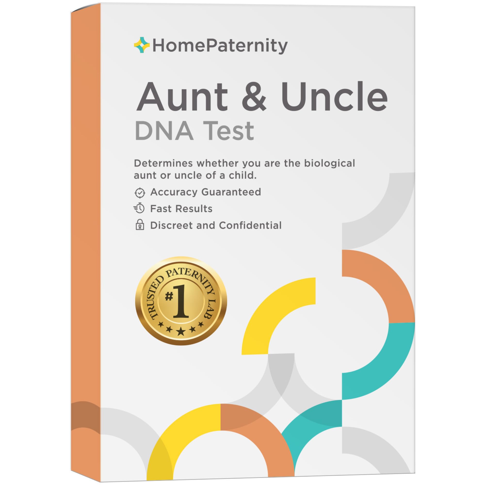 Aunt or uncle DNA test using 34 genetic markers
