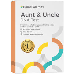 Aunt or uncle DNA test using 34 genetic markers