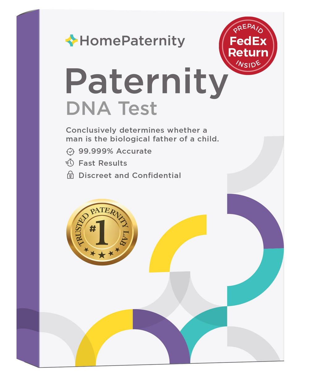 HomePaternity at-home DNA paternity testing kit with cheek swabs