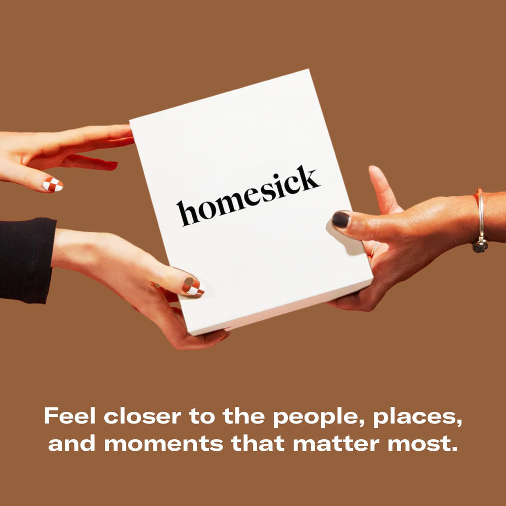 City Lights Homesick candle packaging and box