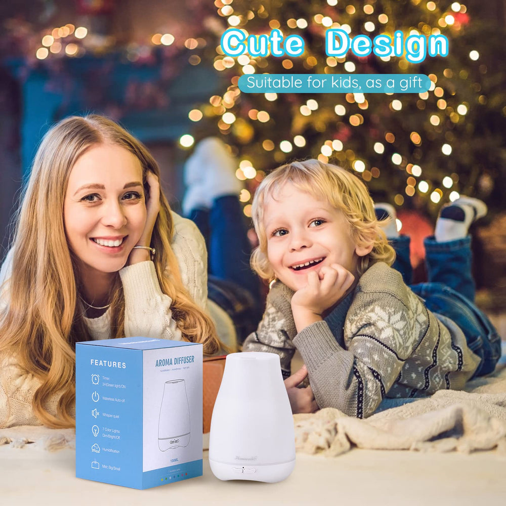 Diffuser with color-changing LED lights