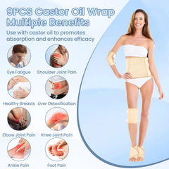 HOMHOW chest castor oil patch (right)
