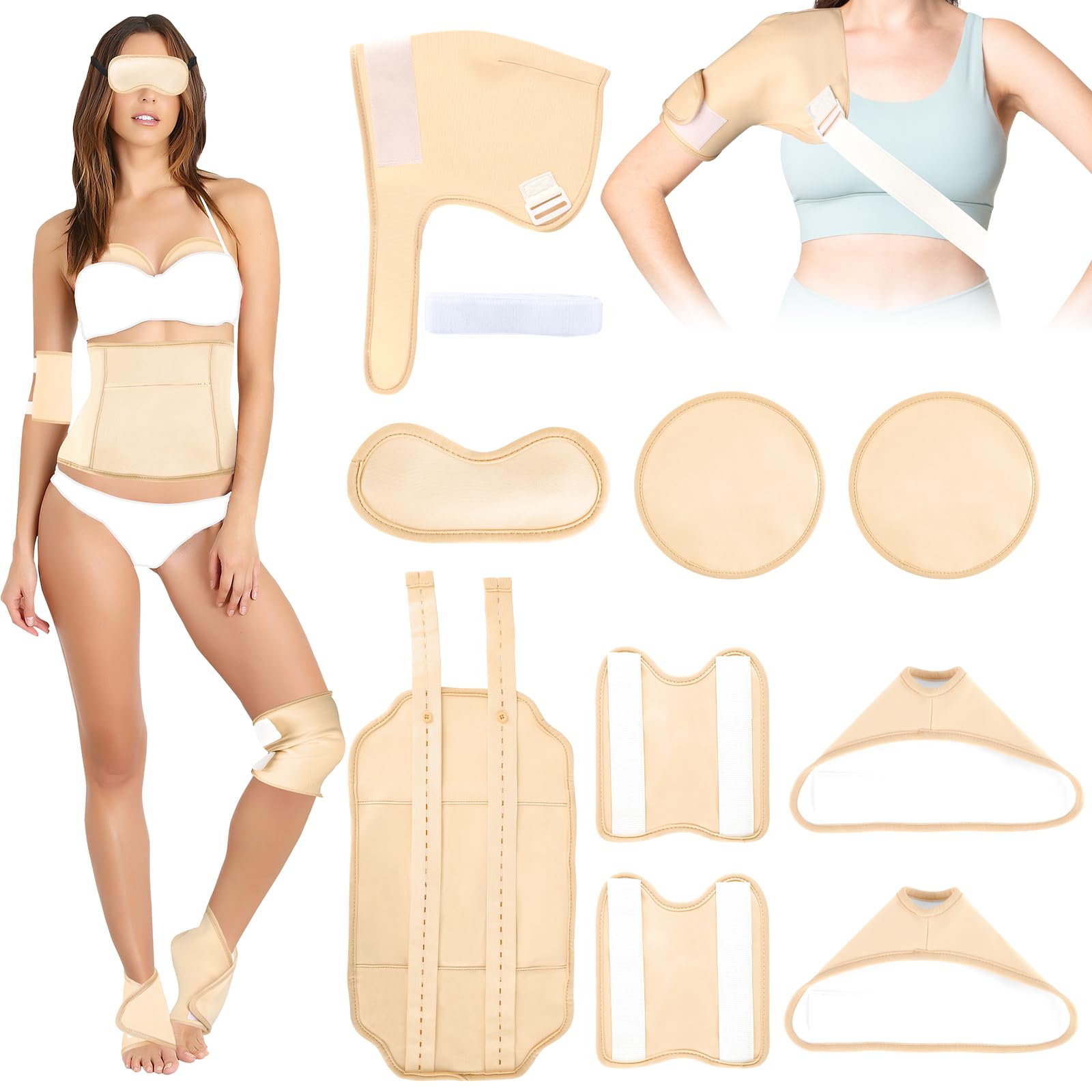 HOMHOW eye castor oil wrap