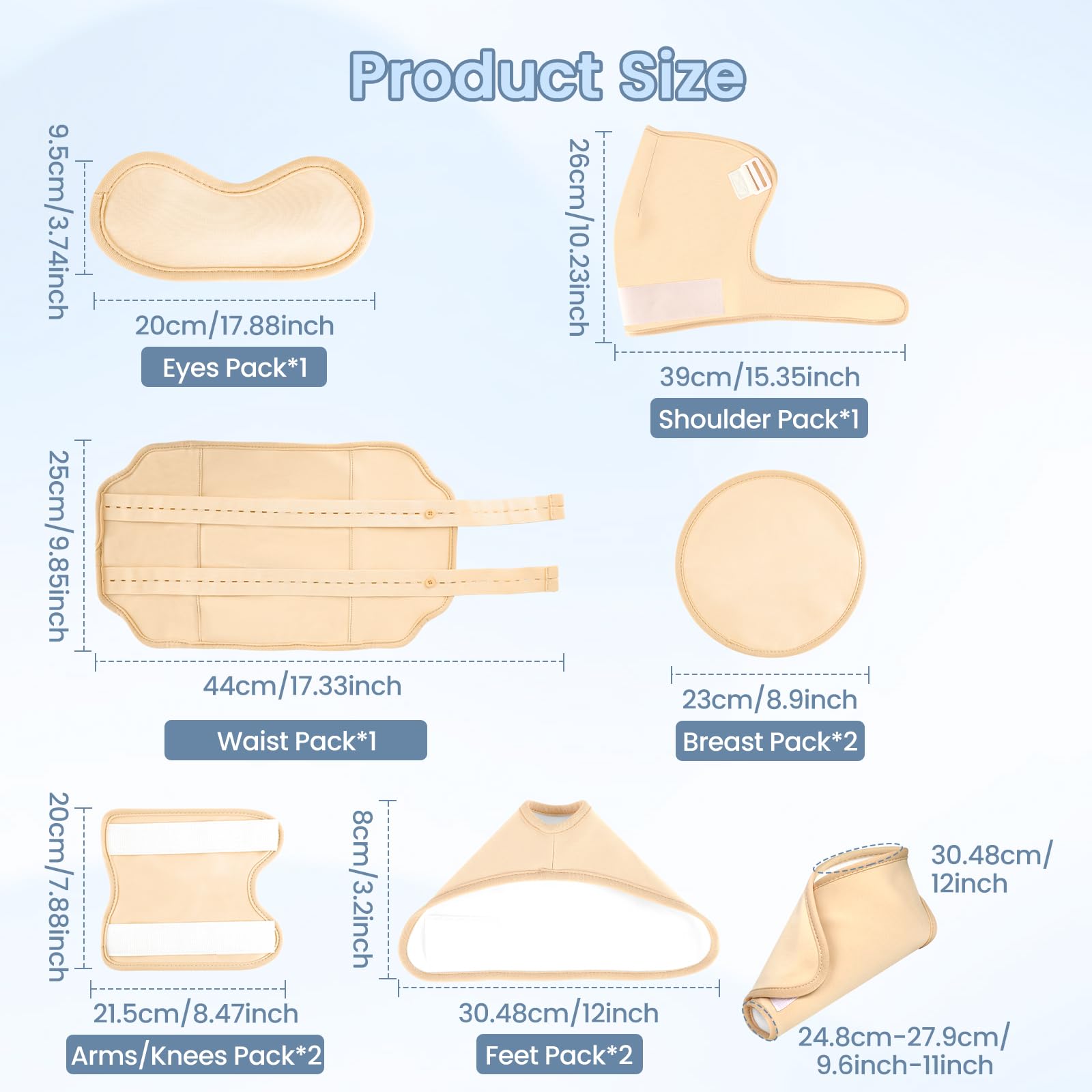 HOMHOW foot castor oil wrap - image 2