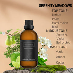 Homnas Serenity Meadows diffuser in use creates hotel-inspired calm ambiance at home.