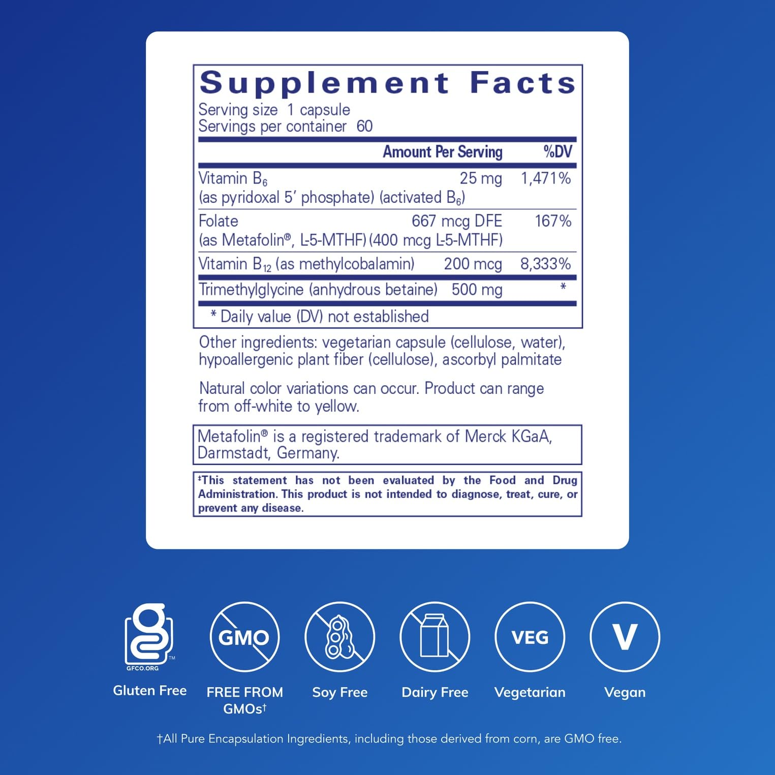 Product image of Homocysteine Factors bottle
