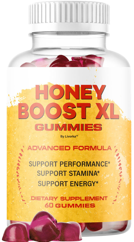 Honey Boost XL Gummies bottle front view
