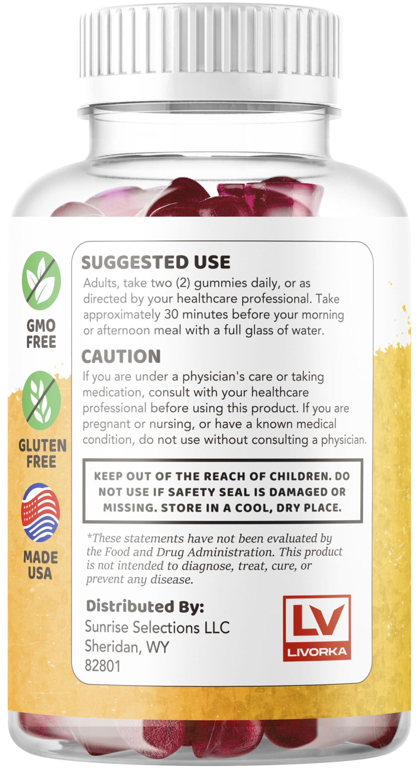 Honey Boost XL Gummies bottle with lid