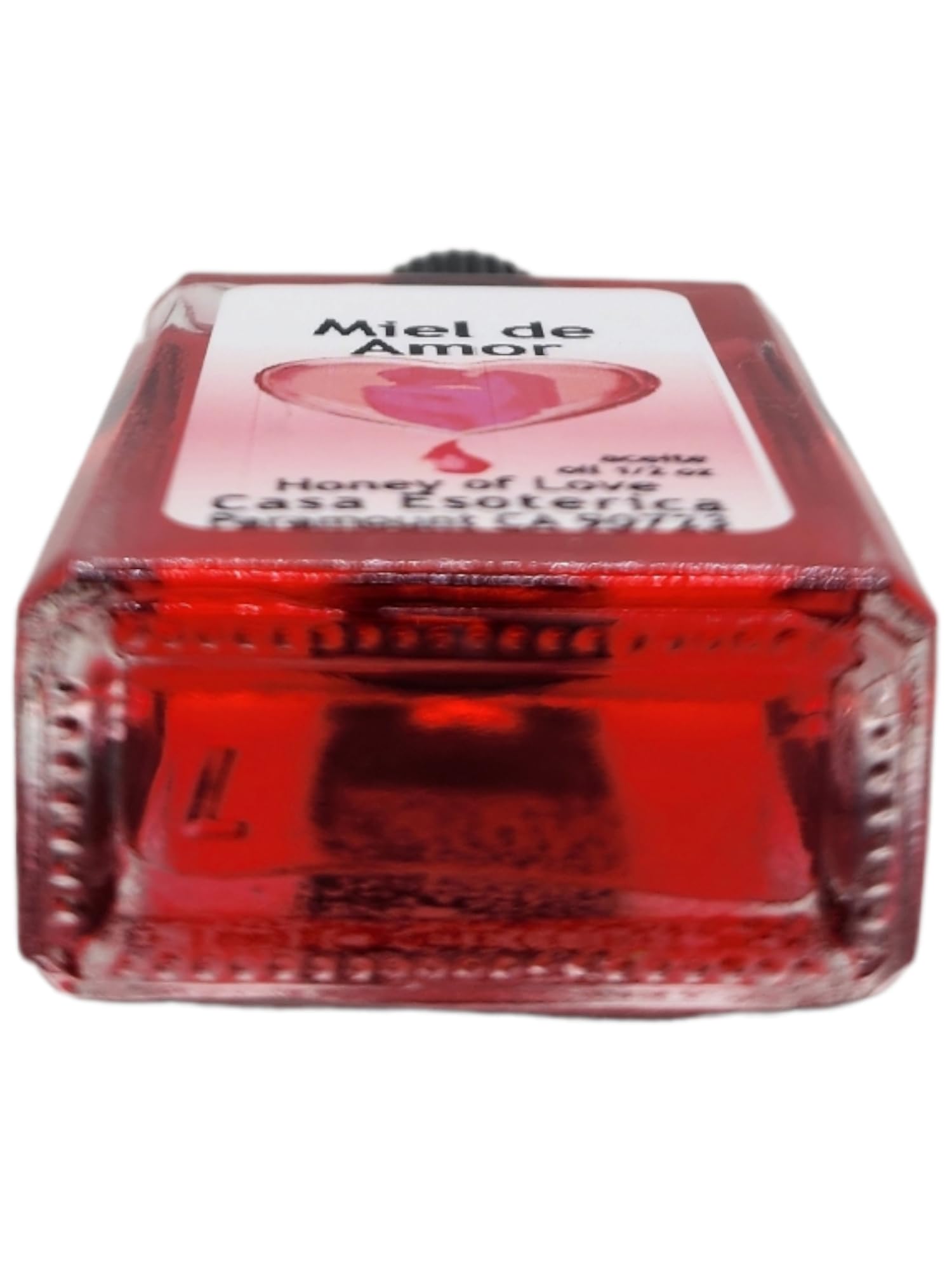 Candle with oil dressing prepared for spell work