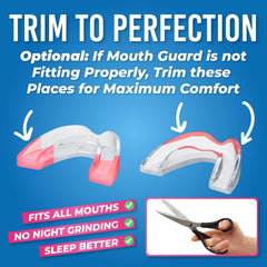 Six guards in two sizes included in the 6-pack