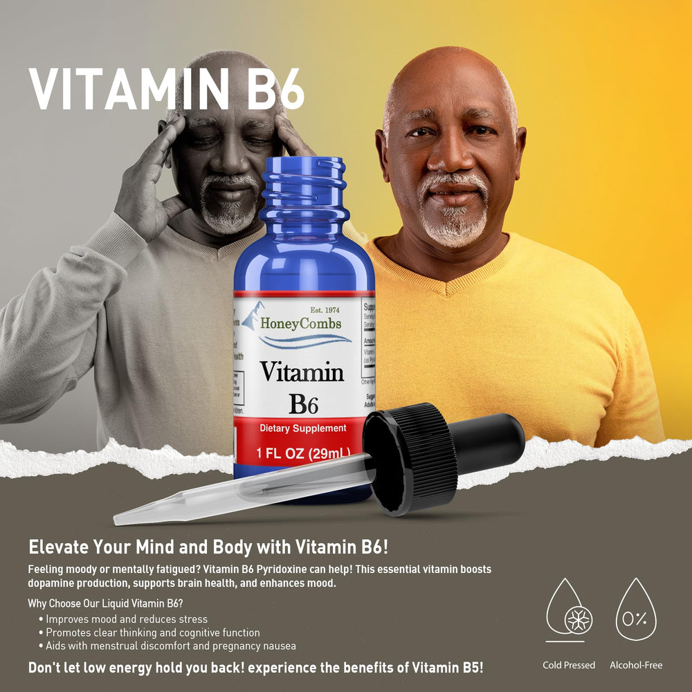 People using HoneyCombs Vitamin B6 Liquid Drops for energy and mood support
