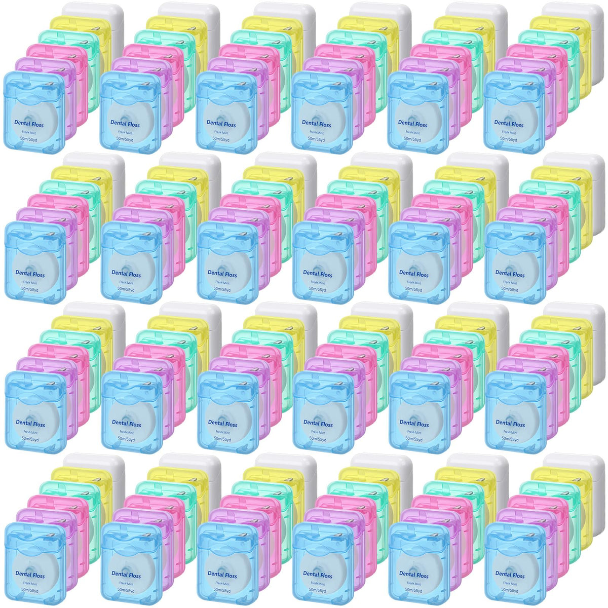 Honeydak 150-pack bulk dental floss mint flavor box