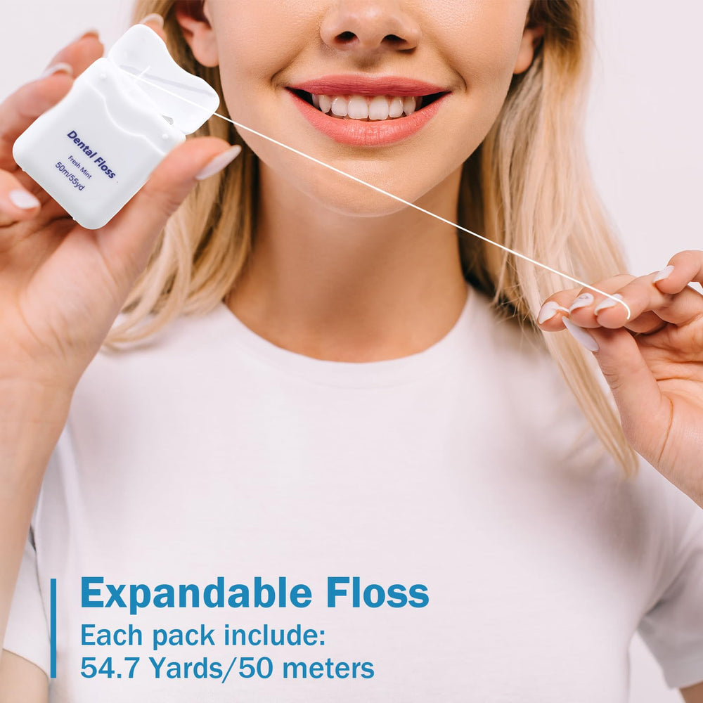Compact lightweight travel floss bulk pack