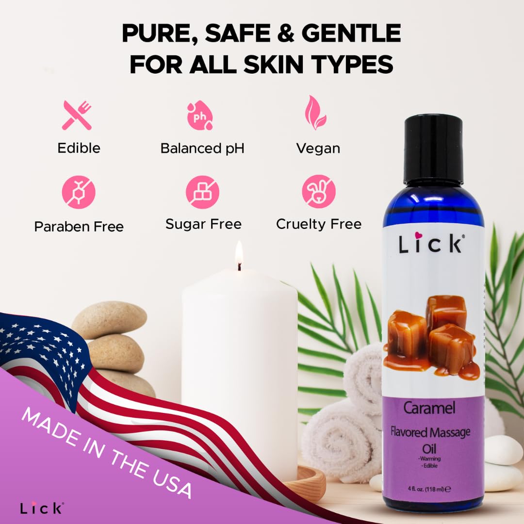 Honeymoon kit includes caramel massage oil