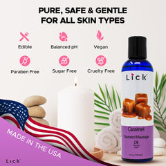 Honeymoon kit includes caramel massage oil