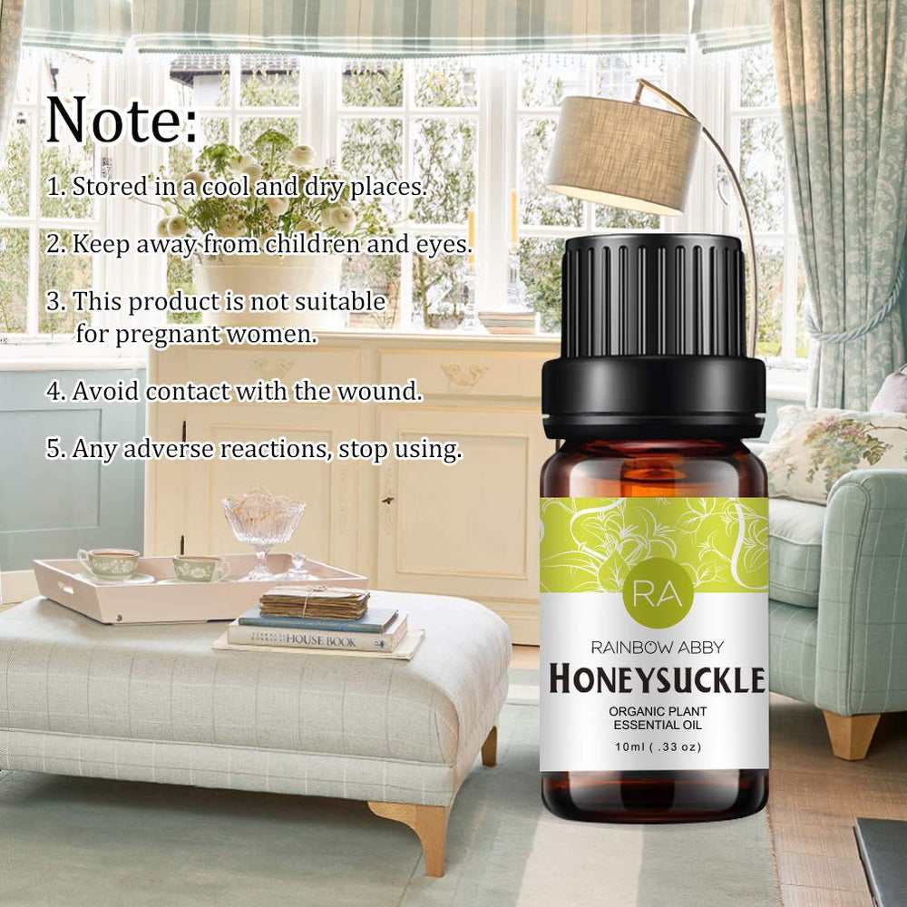 Diffuser emitting Honeysuckle essential oil aroma