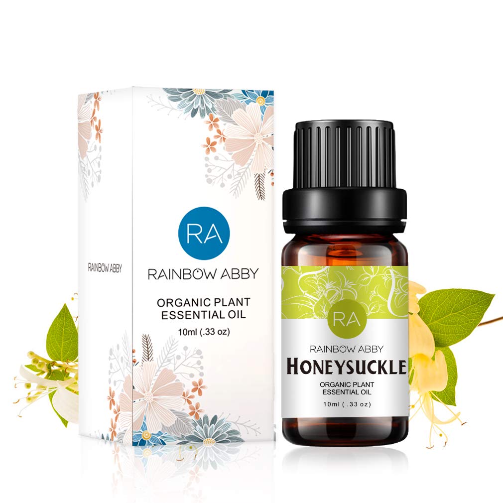 Elegant gift-ready Honeysuckle essential oil packaging