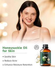 Honeysuckle essential oil used in skincare routine