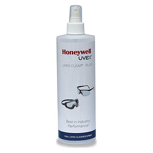 Honeywell Uvex Clear Plus Lens Cleaning Solution 16 oz with Pump