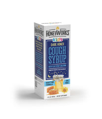 4 oz HoneyWorks Nighttime Cough Syrup for Kids bottle