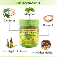Hong Thai Compound Thai Herb Inhalant application supports meditation focus with a gentle scent cue.