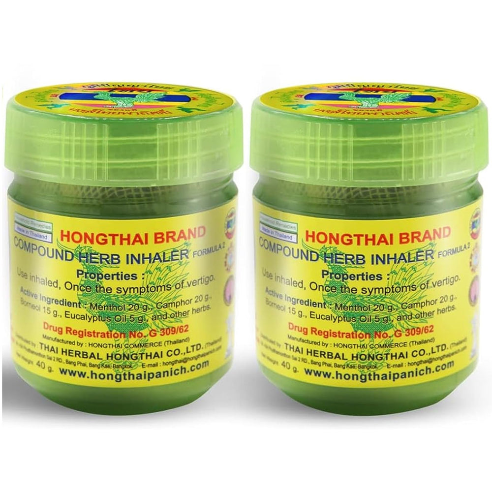 HONG THAI Compound Thai Herb Inhalant pack for convenient home use