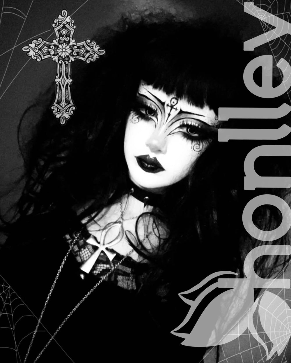 Honlley waterproof formula keeps monochrome eyeshadow from smudging during events