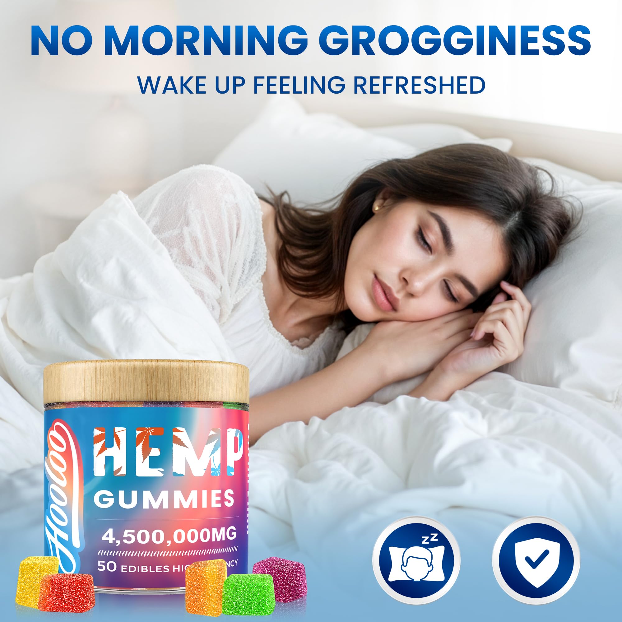 Packaging image of HOOLOO hemp gummies